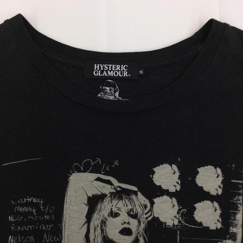 ヒステリックグラマー HYSTERIC GLAMOUR Tシャツ 半袖 0251CT08 15SS COURTNEY LOVE Tee M  黒 / ブラック / black メンズ USED 古着 中古 10152825