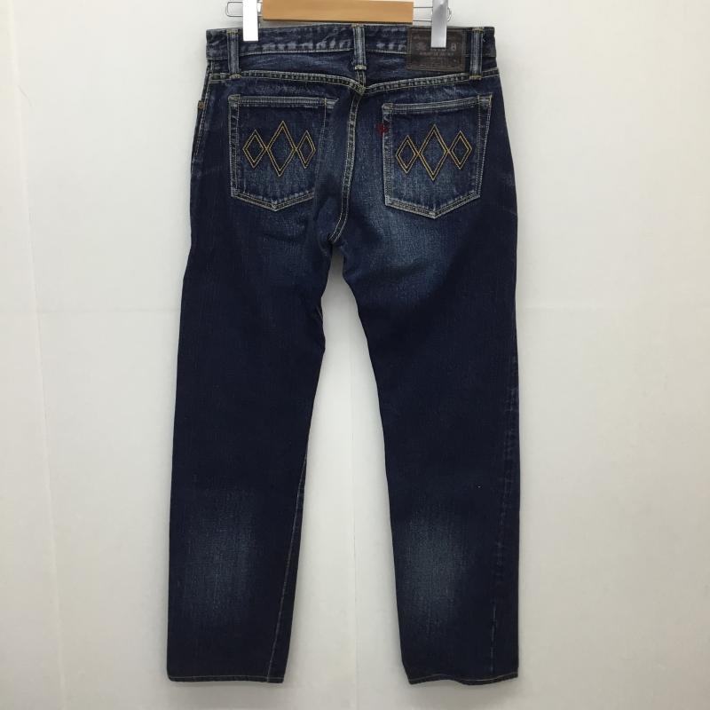 アールジェイビー R.J.B パンツ デニム、ジーンズ D006R THE FLAT HEAD 31インチ ダメージ加工 インディゴ / インディゴ / Indigo メンズ USED 古着 中古 10152831