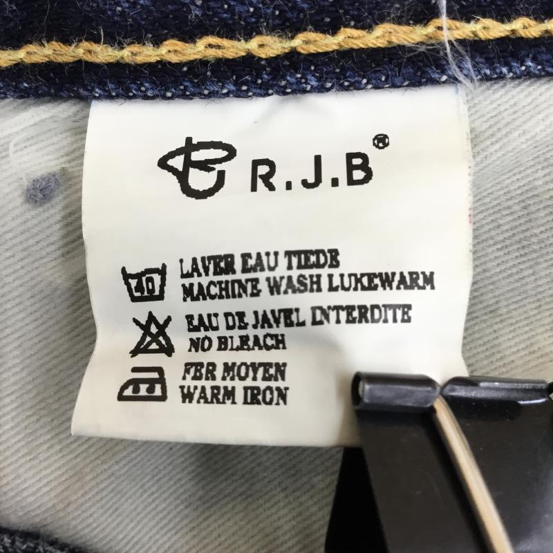 アールジェイビー R.J.B パンツ デニム、ジーンズ D006R THE FLAT HEAD 31インチ ダメージ加工 インディゴ / インディゴ / Indigo メンズ USED 古着 中古 10152831