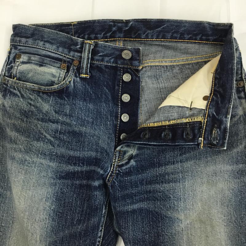 フラットヘッド The Flat Head パンツ デニム、ジーンズ 31インチ 無地 インディゴ / インディゴ / Indigo メンズ USED 古着 中古 10152833