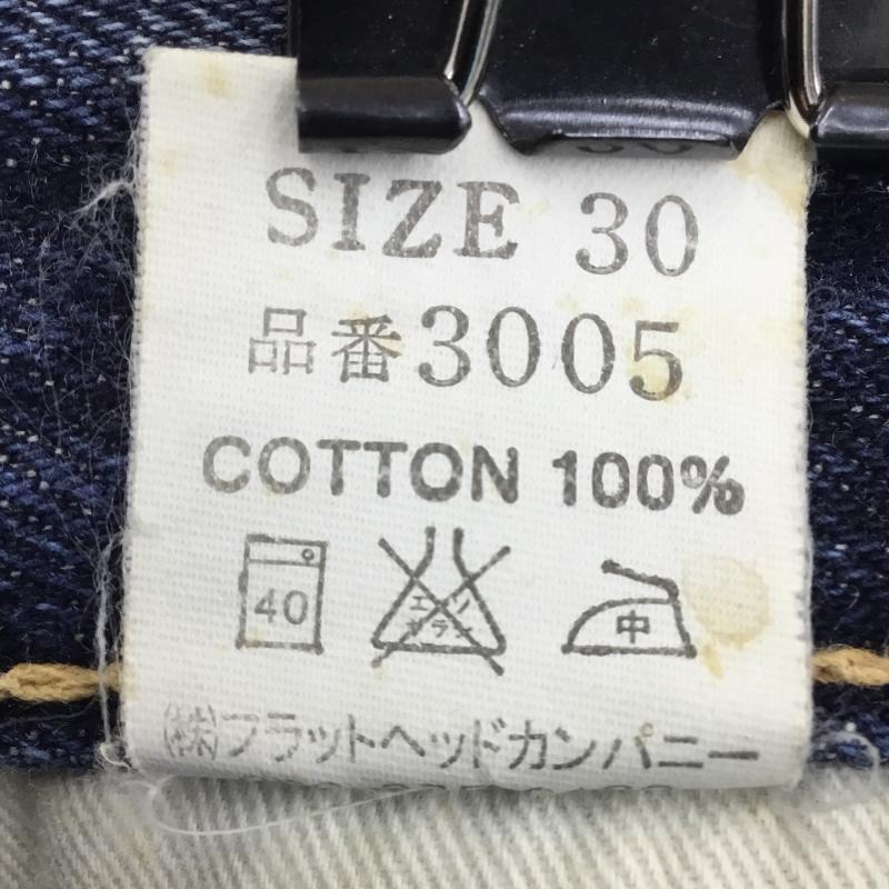 フラットヘッド The Flat Head パンツ デニム、ジーンズ 3005 30インチ 無地 インディゴ / インディゴ / Indigo メンズ USED 古着 中古 10152834