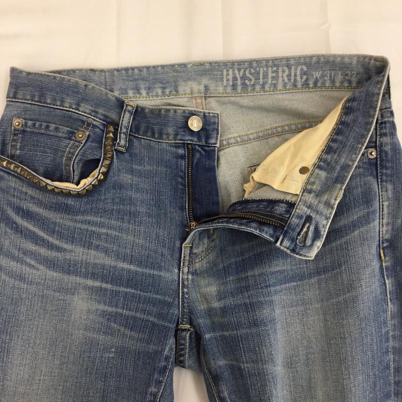 ヒステリックグラマー HYSTERIC GLAMOUR パンツ デニム、ジーンズ 02213AP15 31インチ 無地 水色 / ライトブルー / メンズ USED 古着 中古 10152835
