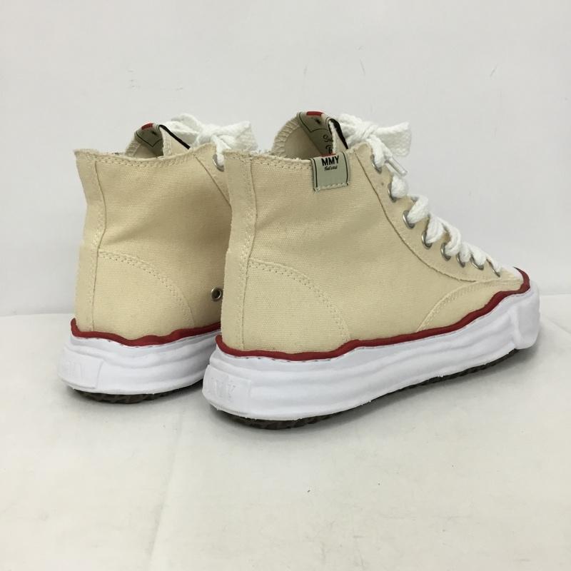ミハラヤスヒロ MIHARAYASUHIRO スニーカー スニーカー A04FW728 ダッドシューズ ピーターソン 41 ハイカット 箱有 ロゴ、文字 アイボリー / アイボリー / メンズ USED 古着 中古 10152836