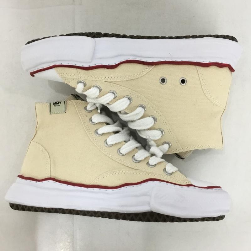 ミハラヤスヒロ MIHARAYASUHIRO スニーカー スニーカー A04FW728 ダッドシューズ ピーターソン 41 ハイカット 箱有 ロゴ、文字 アイボリー / アイボリー / メンズ USED 古着 中古 10152836