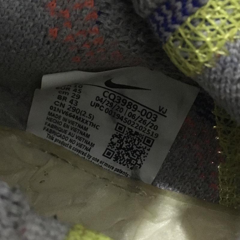 ナイキ NIKE スニーカー スニーカー CQ3989-003 SPACE HIPPIE 03 29cm 29.0cm ロゴ、文字 灰 / グレー / gray メンズ USED 古着 中古 10152839