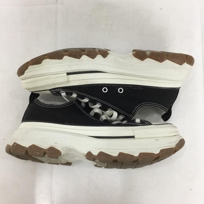 コンバース CONVERSE スニーカー スニーカー 1SD664 ローカット 厚底スニーカー 25.5cm 25.5cm ロゴ、文字 黒 / ブラック / black X 白 / ホワイト / white メンズ USED 古着 中古 10152841