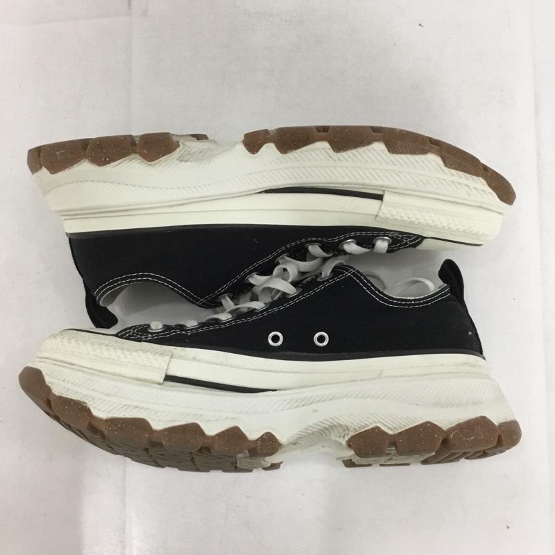 コンバース CONVERSE スニーカー スニーカー 1SD664 ローカット 厚底スニーカー 25.5cm 25.5cm ロゴ、文字 黒 / ブラック / black X 白 / ホワイト / white メンズ USED 古着 中古 10152841