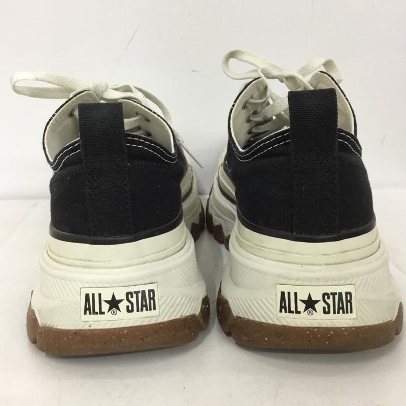 コンバース CONVERSE スニーカー スニーカー 1SD664 ローカット 厚底スニーカー 25.5cm 25.5cm ロゴ、文字 黒 / ブラック / black X 白 / ホワイト / white メンズ USED 古着 中古 10152841
