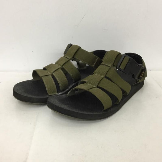 テバ Teva サンダル サンダル 1110640 ORIGINAL DORADO 26cm スポーツサンダル 26.0cm ロゴ、文字 カーキ / カーキ / khaki X 黒 / ブラック / black メンズ USED 古着 中古 10152842
