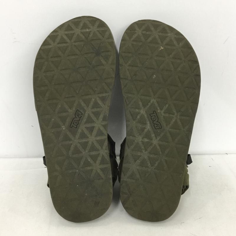 テバ Teva サンダル サンダル 1110640 ORIGINAL DORADO 26cm スポーツサンダル 26.0cm ロゴ、文字 カーキ / カーキ / khaki X 黒 / ブラック / black メンズ USED 古着 中古 10152842