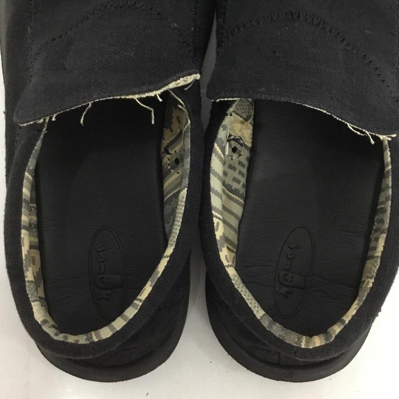 サヌーク sanuk スリッポン スリッポン 7 234 248 UK7 US：8 ロゴ、文字 黒 / ブラック / black メンズ USED 古着 中古 10152844