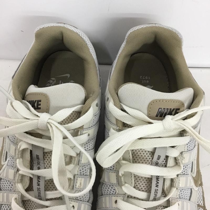 ナイキ NIKE スニーカー スニーカー FQ8243-025 P-6000 PRM ハングル 29cm 29.0cm ロゴ、文字 白 / ホワイト / white X ベージュ / ベージュ / beige メンズ USED 古着 中古 10152847