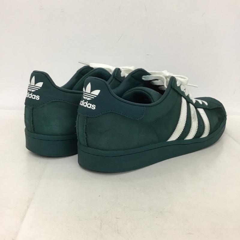 アディダス adidas スニーカー スニーカー ID0994 SUPERSTAR 29cm 29.0cm ロゴ、文字 緑 / グリーン / green X 白 / ホワイト / white メンズ USED 古着 中古 10152848