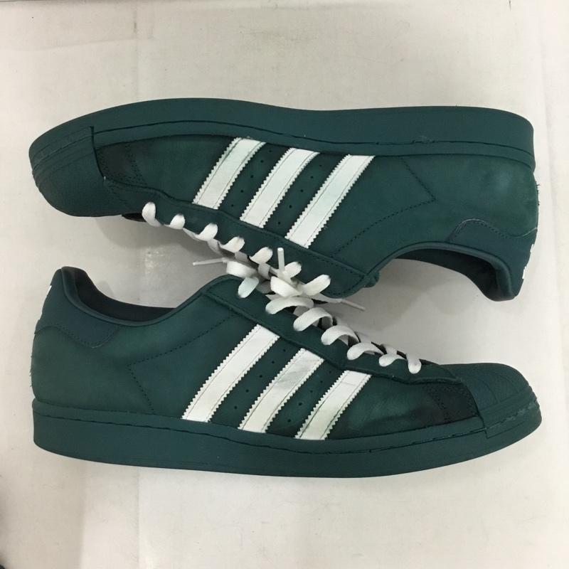 アディダス adidas スニーカー スニーカー ID0994 SUPERSTAR 29cm 29.0cm ロゴ、文字 緑 / グリーン / green X 白 / ホワイト / white メンズ USED 古着 中古 10152848
