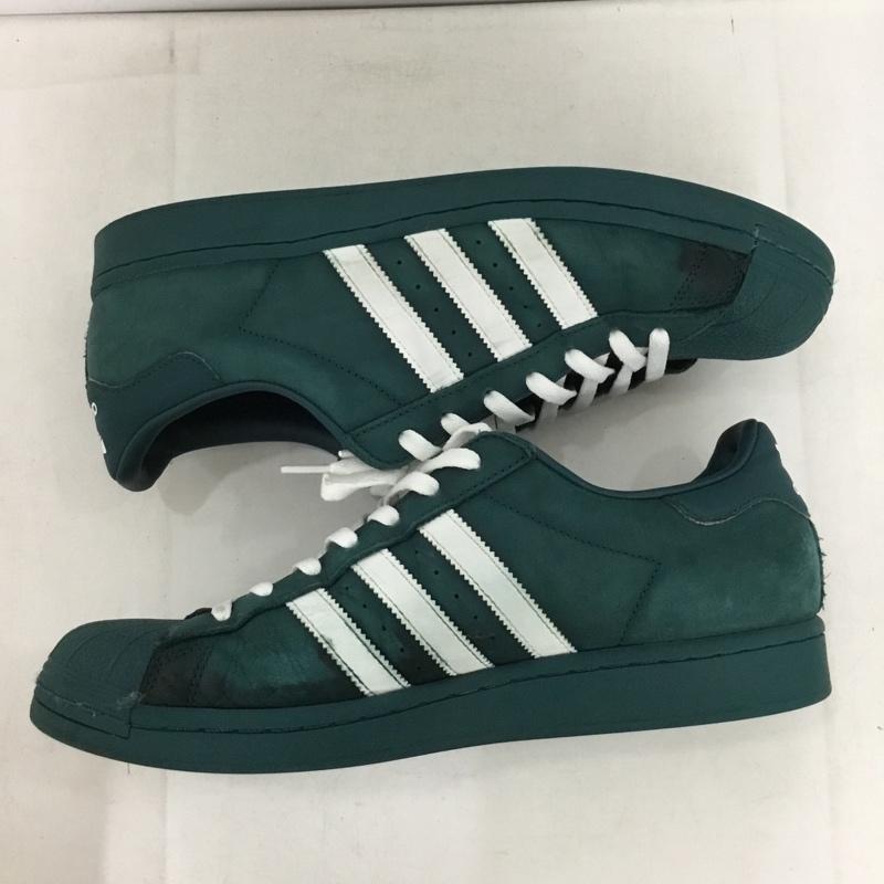 アディダス adidas スニーカー スニーカー ID0994 SUPERSTAR 29cm 29.0cm ロゴ、文字 緑 / グリーン / green X 白 / ホワイト / white メンズ USED 古着 中古 10152848