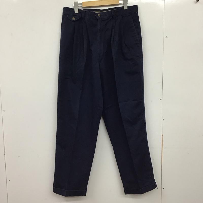 ドッカーズ DOCKERS パンツ チノパン チノパン ワイドパンツ カジュアルパンツ 32インチ 無地 紺 / ネイビー / navy メンズ USED 古着 中古 10152851