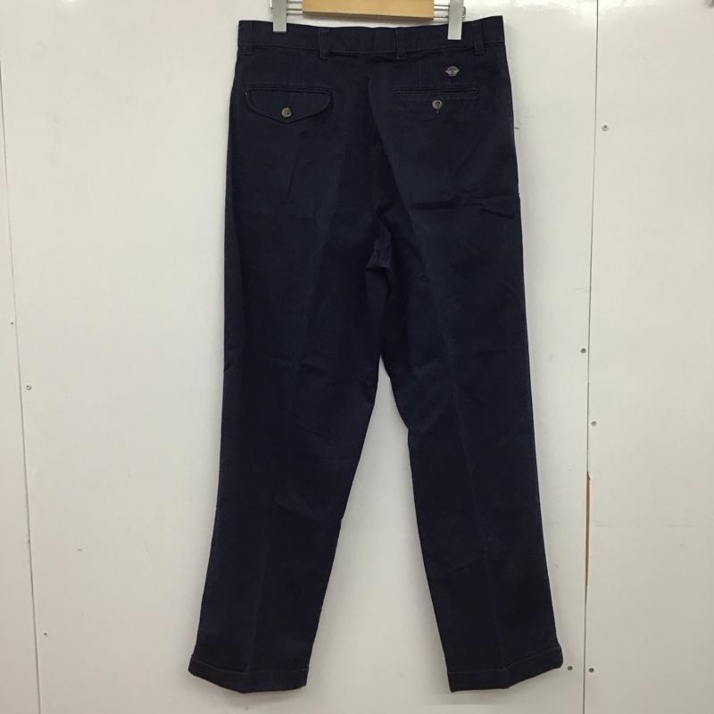 ドッカーズ DOCKERS パンツ チノパン チノパン ワイドパンツ カジュアルパンツ 32インチ 無地 紺 / ネイビー / navy メンズ USED 古着 中古 10152851