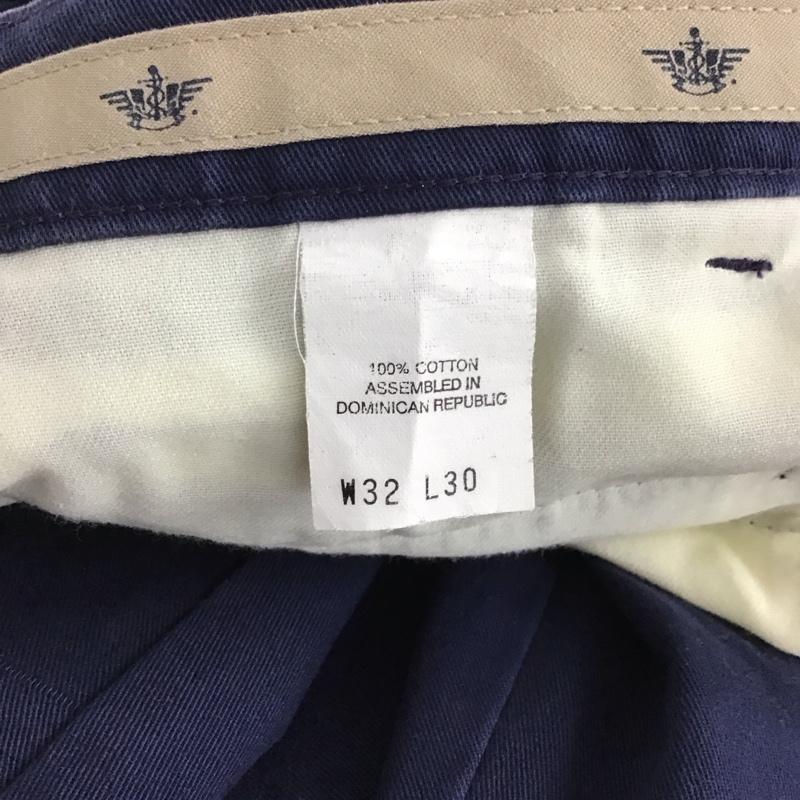 ドッカーズ DOCKERS パンツ チノパン チノパン ワイドパンツ カジュアルパンツ 32インチ 無地 紺 / ネイビー / navy メンズ USED 古着 中古 10152851