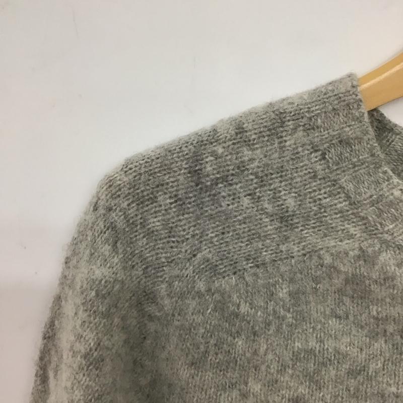 ハーレー HARLEY ニット、セーター 長袖 17-080-410-0047-3-0 ウール クルーネック 38 無地 灰 / グレー / gray レディース USED 古着 中古 10152852
