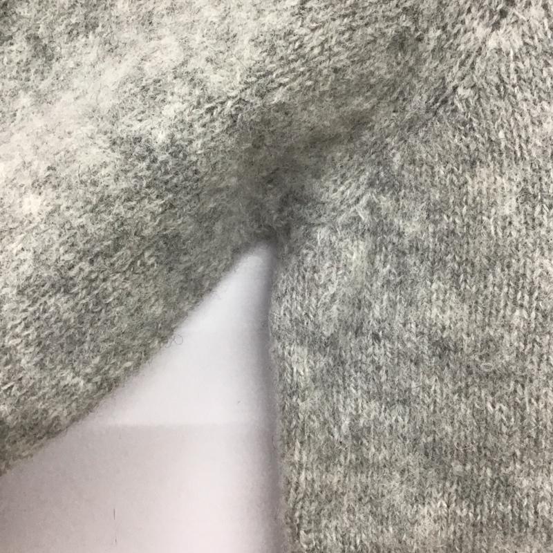 ハーレー HARLEY ニット、セーター 長袖 17-080-410-0047-3-0 ウール クルーネック 38 無地 灰 / グレー / gray レディース USED 古着 中古 10152852