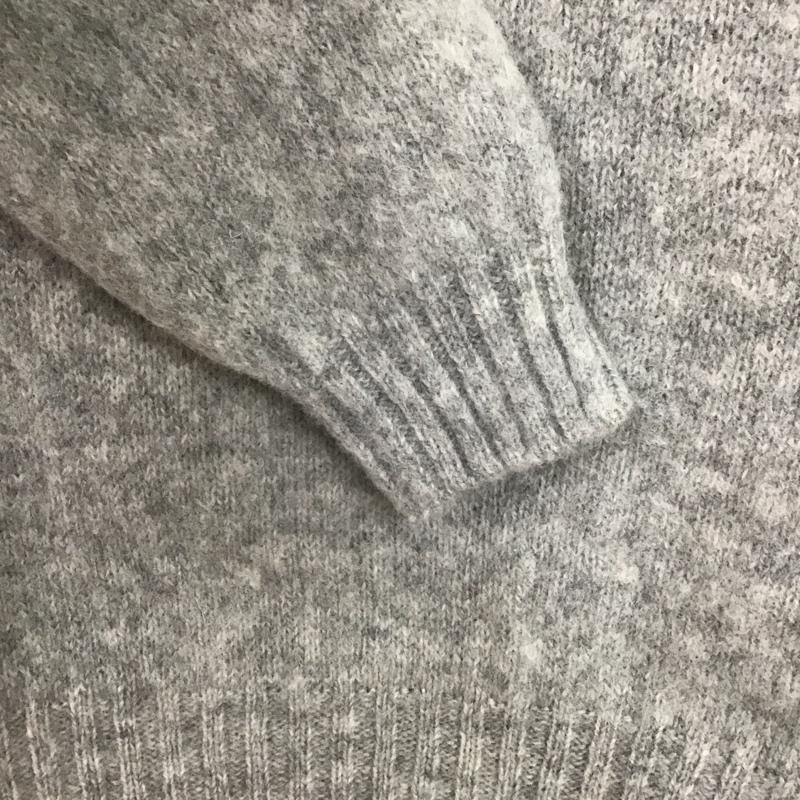 ハーレー HARLEY ニット、セーター 長袖 17-080-410-0047-3-0 ウール クルーネック 38 無地 灰 / グレー / gray レディース USED 古着 中古 10152852
