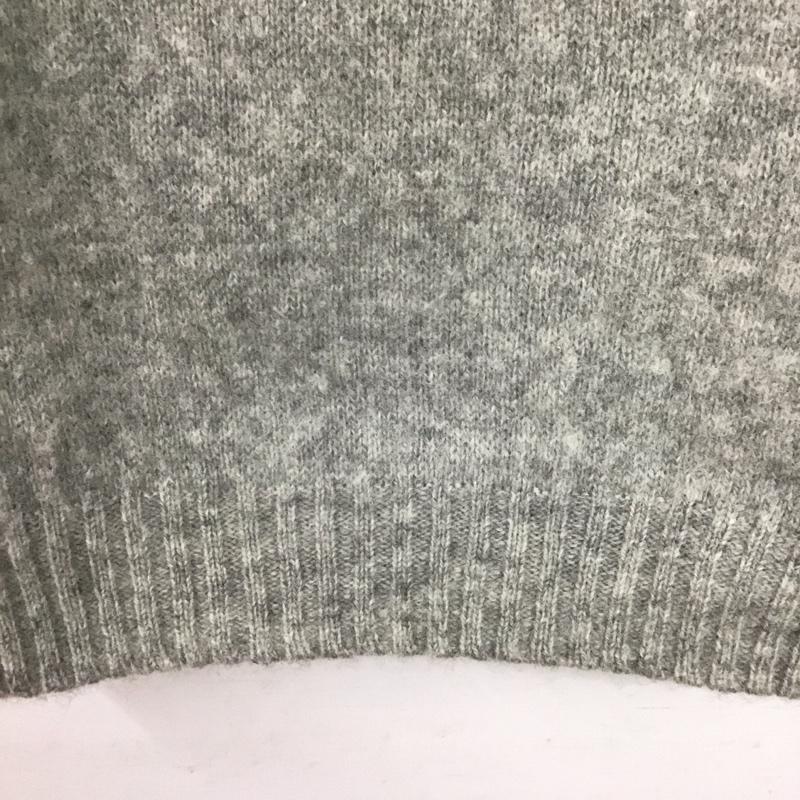 ハーレー HARLEY ニット、セーター 長袖 17-080-410-0047-3-0 ウール クルーネック 38 無地 灰 / グレー / gray レディース USED 古着 中古 10152852