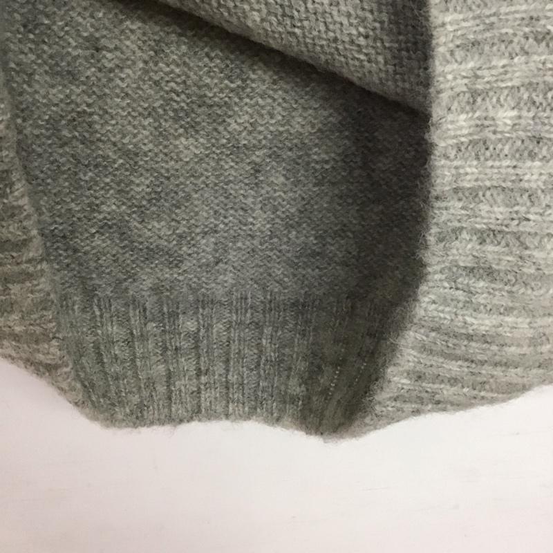 ハーレー HARLEY ニット、セーター 長袖 17-080-410-0047-3-0 ウール クルーネック 38 無地 灰 / グレー / gray レディース USED 古着 中古 10152852