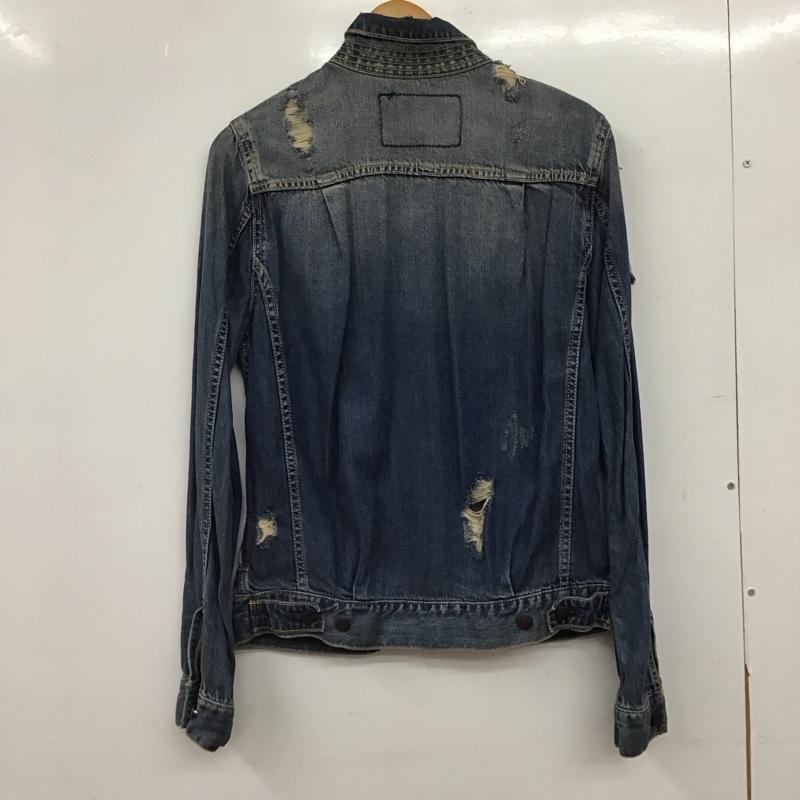 マウジー MOUSSY ジャケット、上着 ジャケット、ブレザー 0105AC10-0370 デニムジャケット Gジャン FREE ダメージ加工 青 / ブルー / blue レディース USED 古着 中古 10152854