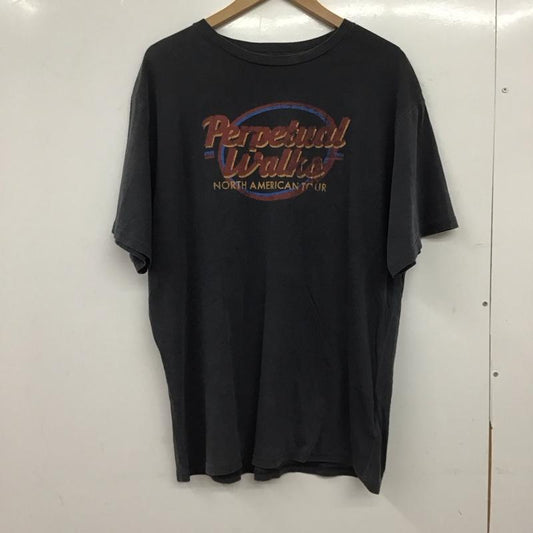 アングリッド Ungrid Tシャツ 半袖 112422793901-01 ビッグシルエット クルーネック FREE ロゴ、文字 チャコールグレー / チャコールグレー / レディース USED 古着 中古 10152856