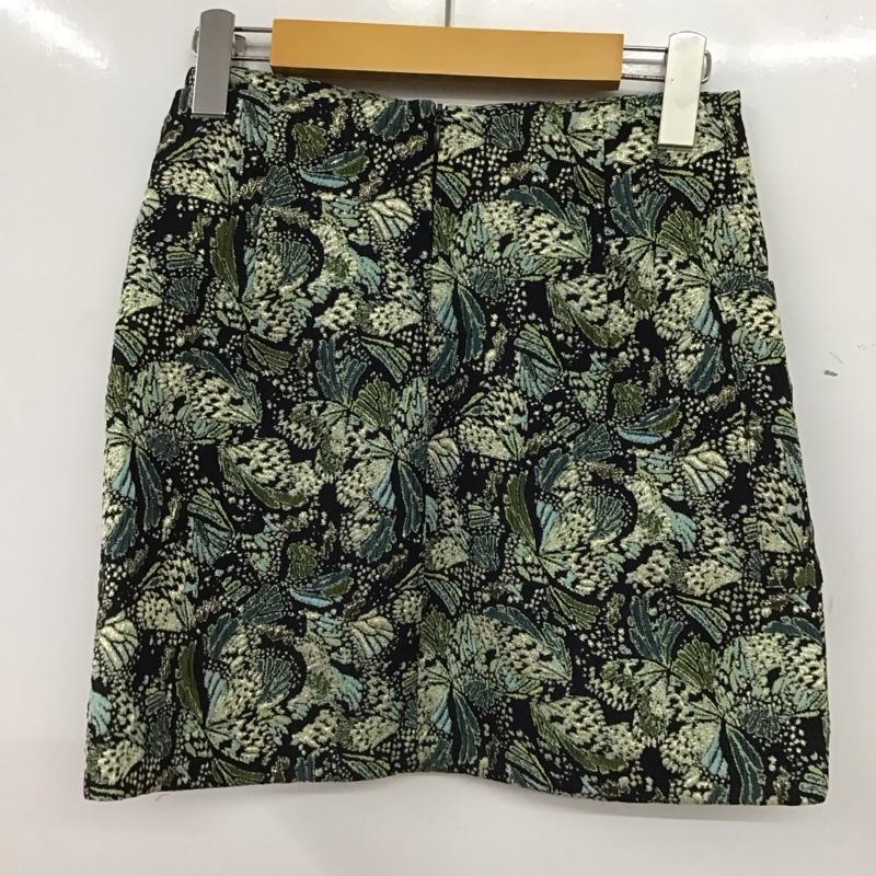 ザラ ZARA スカート ミニスカート 2889 745 512 台形スカート ジャガード XS 総柄 マルチカラー / マルチカラー / multicolor レディース USED 古着 中古 10152859