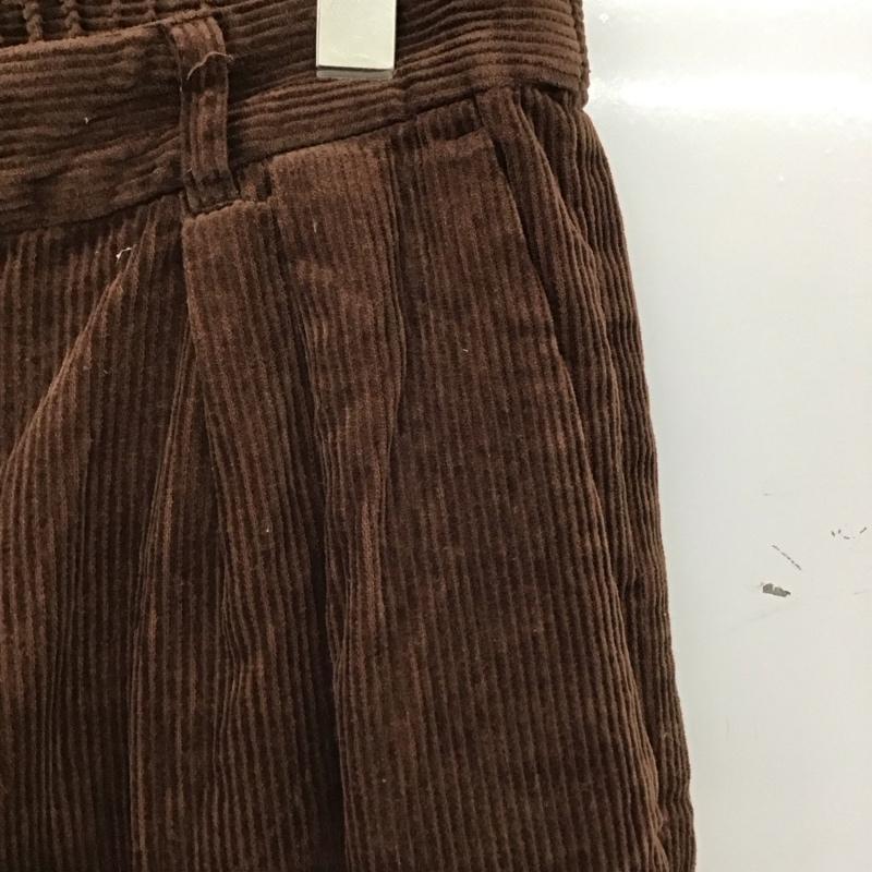 ローリーズファーム LOWRYS FARM パンツ ワークパンツ、ペインターパンツ コーデュロイパンツ ワイドパンツ カジュアルパンツ L 無地 茶 / ブラウン / brown レディース USED 古着 中古 10152861