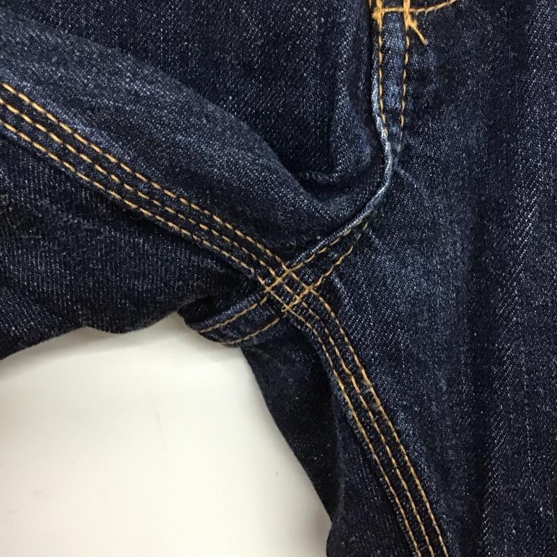 カーハート Carhartt パンツ デニム、ジーンズ デニムパンツ スリムパンツ カジュアルパンツ ストレッチパンツ 32インチ ロゴ、文字 インディゴ / インディゴ / Indigo メンズ USED 古着 中古 10152863