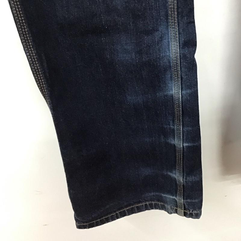カーハート Carhartt パンツ デニム、ジーンズ デニムパンツ スリムパンツ カジュアルパンツ ストレッチパンツ 32インチ ロゴ、文字 インディゴ / インディゴ / Indigo メンズ USED 古着 中古 10152863