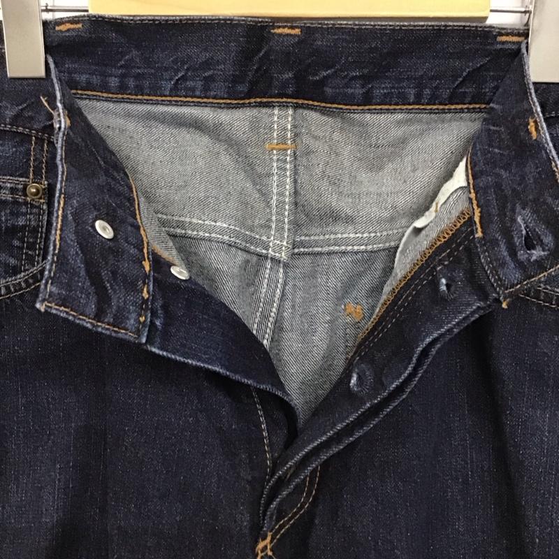 カーハート Carhartt パンツ デニム、ジーンズ デニムパンツ スリムパンツ カジュアルパンツ ストレッチパンツ 32インチ ロゴ、文字 インディゴ / インディゴ / Indigo メンズ USED 古着 中古 10152863