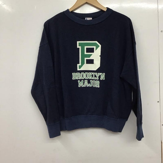 チャンピオン Champion トレーナー 長袖 CW-G014 スウェット 裏起毛 M ロゴ、文字 紺 / ネイビー / navy レディース USED 古着 中古 10152864