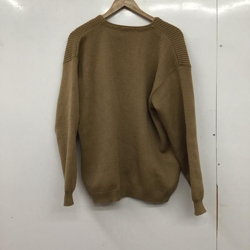 ブルックスブラザーズ BROOKS BROTHERS カーディガン 長袖 長袖ニットカーディガン 前ボタン ノーカラー M 無地 キャメル / キャメル / メンズ USED 古着 中古 10152865