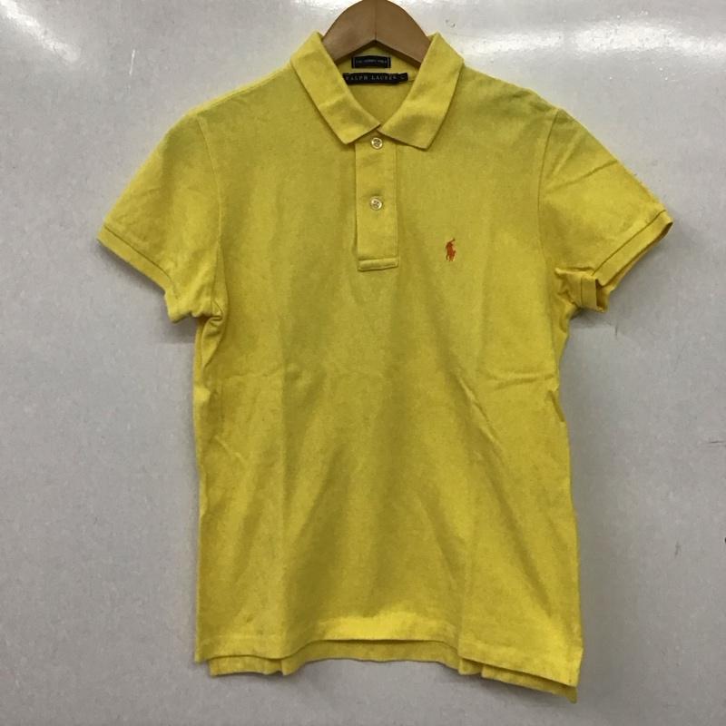 ラルフローレン RALPHLAUREN ポロシャツ 半袖 THE SKINNY POLO L ワンポイント 黄 / イエロー / yellow レディース USED 古着 中古 10152869