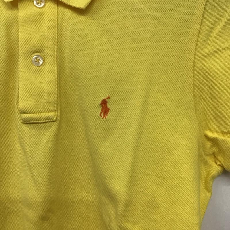 ラルフローレン RALPHLAUREN ポロシャツ 半袖 THE SKINNY POLO L ワンポイント 黄 / イエロー / yellow レディース USED 古着 中古 10152869