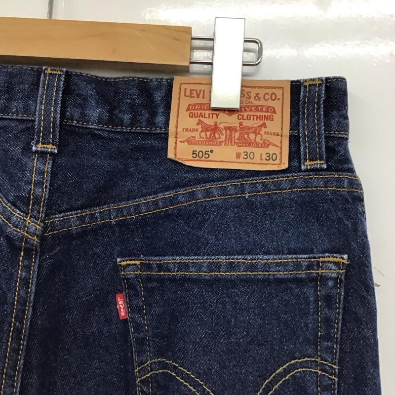 リーバイストラウスアンドコー Levi Strauss & co. パンツ デニム、ジーンズ デニムパンツ ワイドパンツ カジュアルパンツ 30インチ 無地 インディゴ / インディゴ / Indigo メンズ USED 古着 中古 10152880