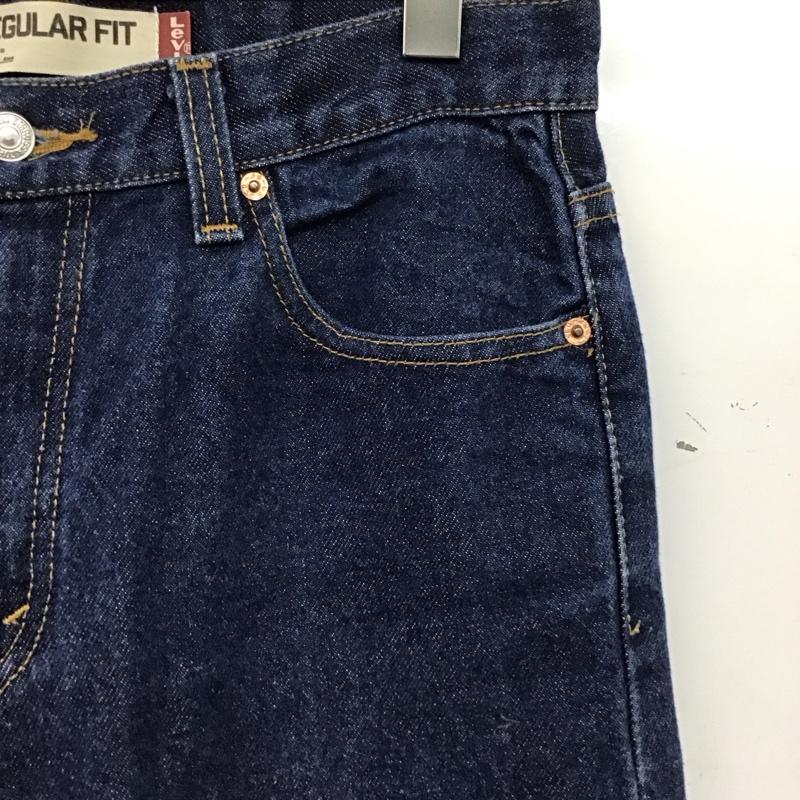 リーバイストラウスアンドコー Levi Strauss & co. パンツ デニム、ジーンズ デニムパンツ ワイドパンツ カジュアルパンツ 30インチ 無地 インディゴ / インディゴ / Indigo メンズ USED 古着 中古 10152880