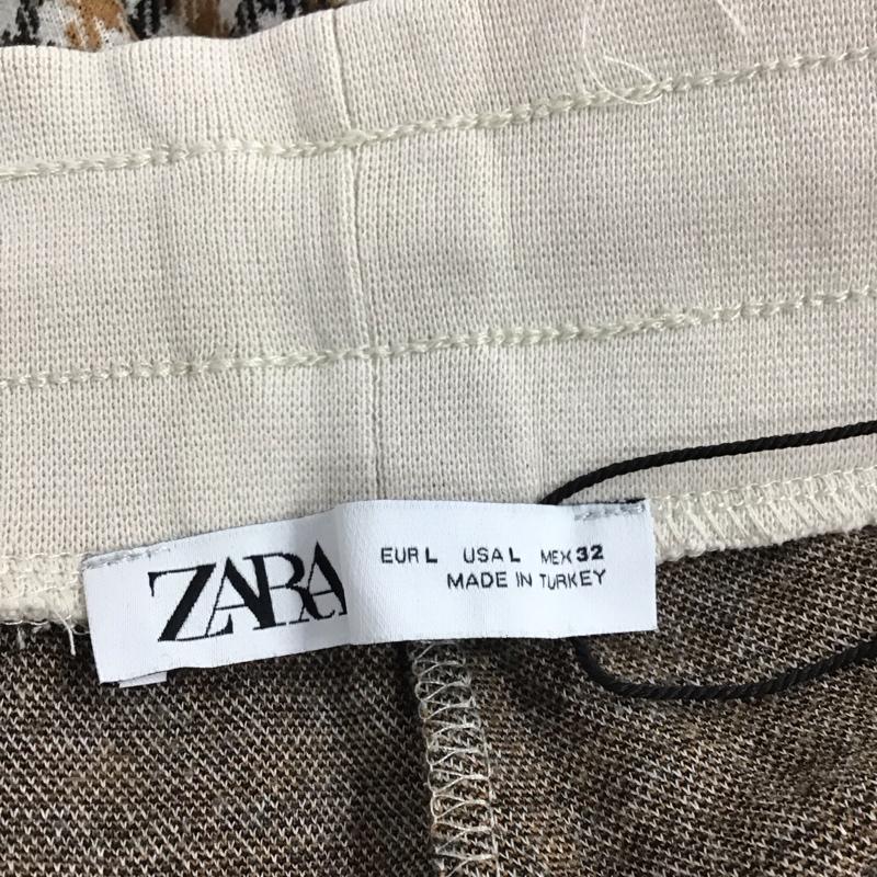 ザラ ZARA パンツ ワークパンツ、ペインターパンツ ワイドパンツ カジュアルパンツ ワークパンツ L チェック マルチカラー / マルチカラー / multicolor メンズ USED 古着 中古 10152881