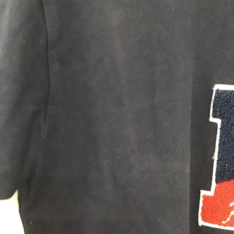 ブルーブルー BLUE BLUE Tシャツ 半袖 半袖カットソー プリントTシャツ クルーネックカットソー L ロゴ、文字 紺 / ネイビー / navy メンズ USED 古着 中古 10152883