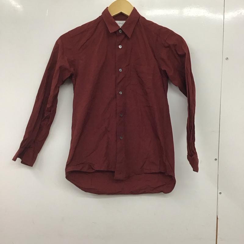 コムデギャルソンシャツ COMME des GARCONS SHIRT シャツ、ブラウス 長袖 長袖シャツ 無地シャツ カラーシャツ 無地 えんじ / ワインレッド / dark red ボーイズ USED 古着 中古 10152887