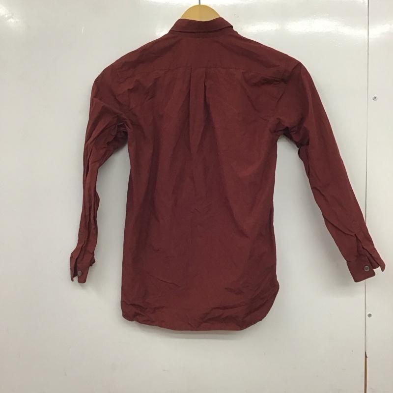 コムデギャルソンシャツ COMME des GARCONS SHIRT シャツ、ブラウス 長袖 長袖シャツ 無地シャツ カラーシャツ 無地 えんじ / ワインレッド / dark red ボーイズ USED 古着 中古 10152887