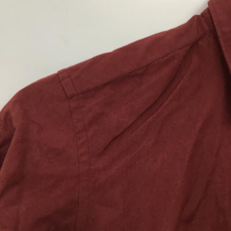 コムデギャルソンシャツ COMME des GARCONS SHIRT シャツ、ブラウス 長袖 長袖シャツ 無地シャツ カラーシャツ 無地 えんじ / ワインレッド / dark red ボーイズ USED 古着 中古 10152887