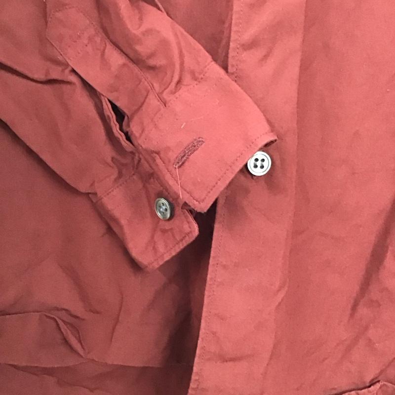 コムデギャルソンシャツ COMME des GARCONS SHIRT シャツ、ブラウス 長袖 長袖シャツ 無地シャツ カラーシャツ 無地 えんじ / ワインレッド / dark red ボーイズ USED 古着 中古 10152887