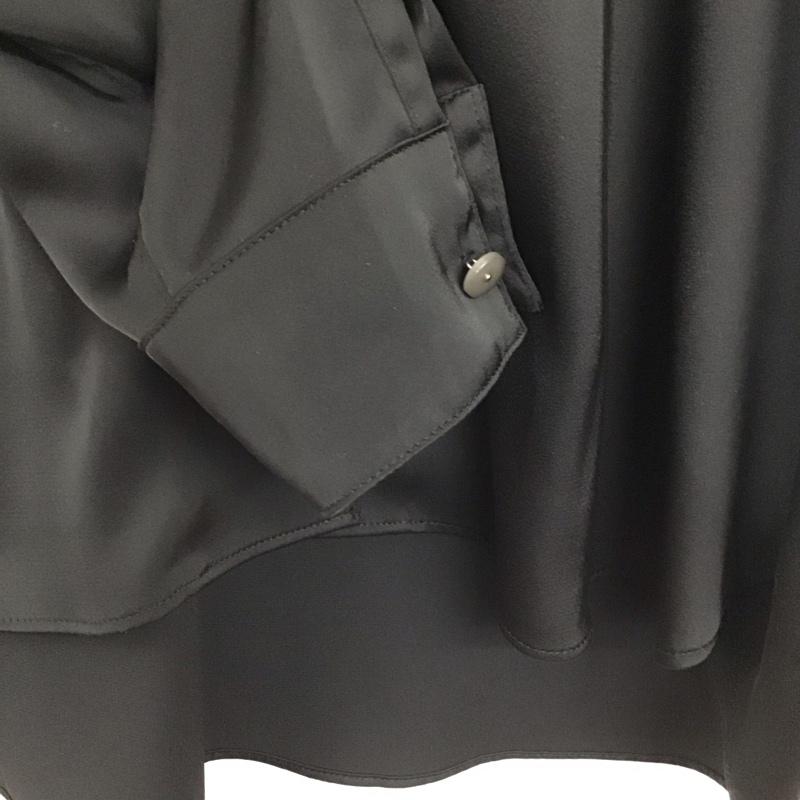 マウジー MOUSSY シャツ、ブラウス 長袖 010DSS30-1440 サテンシャツ FREE 無地 黒 / ブラック / black レディース USED 古着 中古 10152889