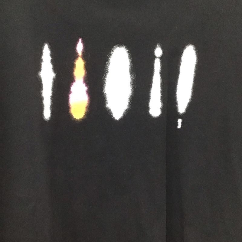 ザラ ZARA Tシャツ 半袖 半袖カットソー プリントTシャツ クルーネックカットソー L プリント 黒 / ブラック / black メンズ USED 古着 中古 10152892