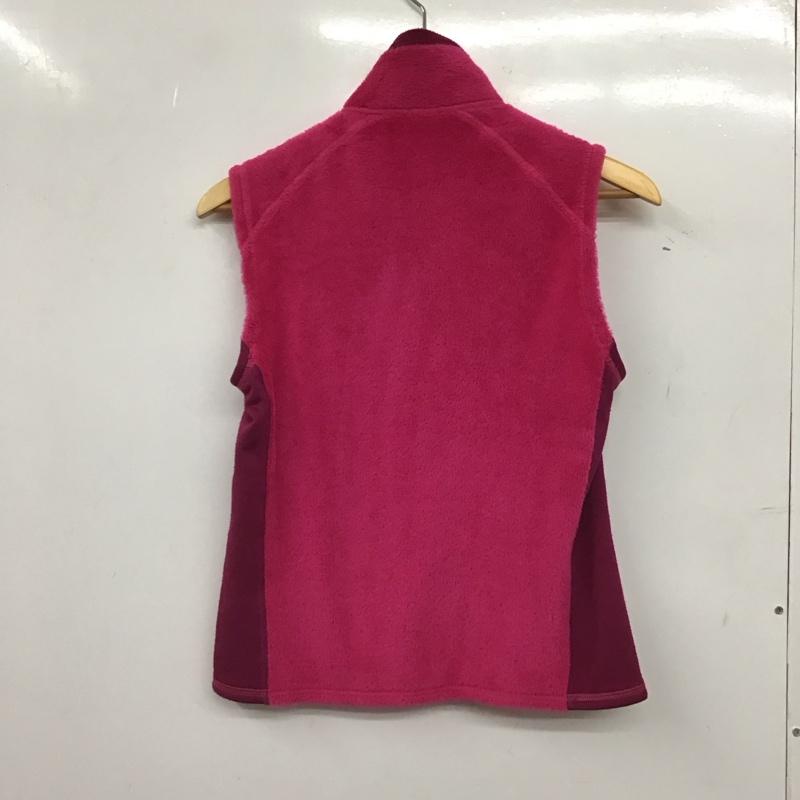 パタゴニア patagonia ベスト ベスト 25129FA11 フリースベスト フルジップ XS ロゴ、文字 マゼンタ / マゼンタ / レディース USED 古着 中古 10152894