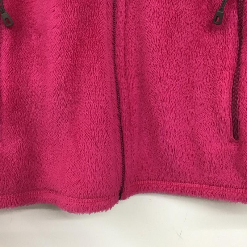パタゴニア patagonia ベスト ベスト 25129FA11 フリースベスト フルジップ XS ロゴ、文字 マゼンタ / マゼンタ / レディース USED 古着 中古 10152894